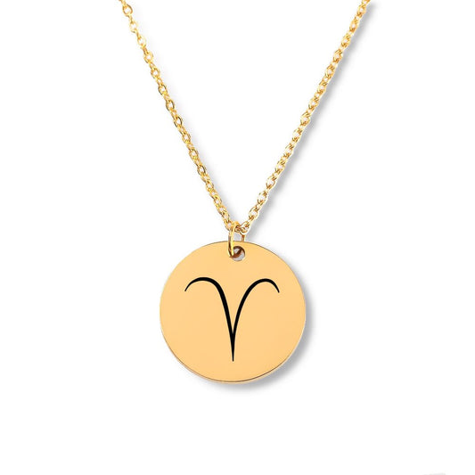 Zodiac Elegance: Personalized Sign Pendant Necklaces - Art Vogue - Zodiac Elegance: Personalized Sign Pendant Necklaces - Jewelry